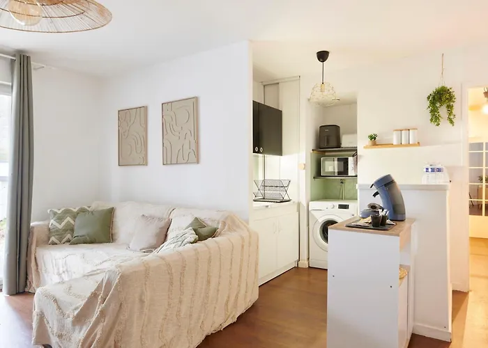 La Boheme Appt Hypercentre - Terrasse Et Parking 南特