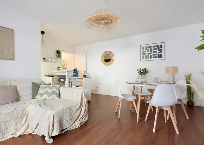 La Boheme Appt Hypercentre - Terrasse Et Parking 南特